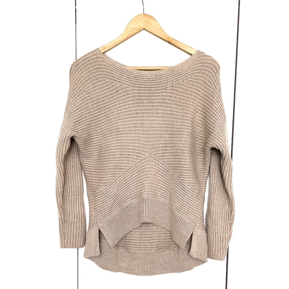 ALLSAINTS 100% Merino Wool Sweater, Cream, Size Small